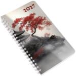 REALSYSTEM Agendă REALSYSTEM SP2 cu spirală, format A/6, pagini albe, săptămânală, fabricată în Japonia, 2027 (8711-51)
