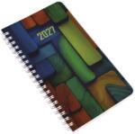 REALSYSTEM Agendă REALSYSTEM SP2 cu spirală, format A/6, săptămânală, pagini albe cu model mozaic, 2027 (8711-52)