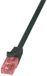 LogiLink Cablu patch LogiLink PrimeLine, Cat. 6, U/UTP, negru, 2 m