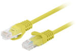 Lanberg Cablu LANBERG CAT. 6 UTP de 10 m, galben, certificat FLUKE