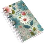 REALSYSTEM Agendă REALSYSTEM SP5 cu spirală, format A/6, pagini albe, design abstract, 2027 (8721-56)
