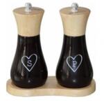 Heinner Set rasnita sare si piper, 15 cm + suport (HR-JMW2X15)
