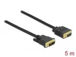 Delock Cablu Delock DVI cu mufă 12+5 - cu mufă VGA, 5 m