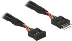 Delock Cablu prelungitor Delock USB 2.0 cu conector cu pini, 10 pini tată/mamă, 50 cm