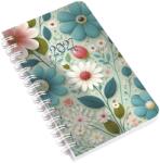 Realsystem Agendă de buzunar REALSYSTEM SP3 cu spirală, mini, 78x128 mm, săptămânală, albă, pagini netede, cu design abstract, 2027 (8811-56)