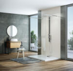 WASSERBURG VETRO DUO Walk-in zuhanyfal 2 merevítővel, 120cm (22.25262D-120)