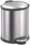 EKO Cos de gunoi cu pedala, EKO, Ellipse, 20 litri, 1 compartiment, inox (932520) Cos de gunoi