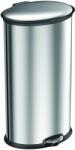 EKO Cos de gunoi cu pedala, EKO, Ellipse, 30 litri, 1 compartiment, inox (932530) Cos de gunoi