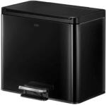 EKO Cos de gunoi cu pedala, EKO, Essential, 20+9 litri, 2 compartimente, negru (2.822829N) Cos de gunoi