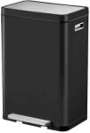 EKO Cos de gunoi cu pedala, EKO, X-Cube Recycle, 20+20 litri, 2 compartimente, negru (2.936840N) Cos de gunoi
