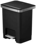 EKO Cos de gunoi cu pedala, EKO, Hana 2, 15 litri, 1 compartiment, negru (638815N) Cos de gunoi