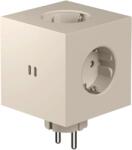 AVOLT Prelungitor cubic, AVOLT, Square 2, 3 prize, 2xUSB-C, crem (SQ2-EUFC30-WMBE)