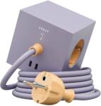 AVOLT Prelungitor cubic, AVOLT x Bauhaus-Archiv, Square 1, 3 prize, 2xUSB-C, 1.8 metri, mov (SQ1-EUFC20-18IN1)