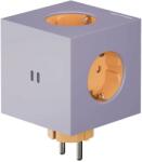 AVOLT Prelungitor cubic, AVOLT x Bauhaus-Archiv, Square 2, 3 prize, 2xUSB-C, mov (SQ2-EUFC30-WMIN1)
