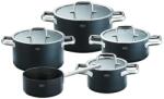 RÖSLE Set vase de gatit, otel inoxidabil, 5 piese, Rosle, Ebonic, negru (911064)