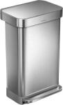 simplehuman Cos de gunoi cu pedala, Simplehuman, 45 litri, inox (2.017815) Cos de gunoi