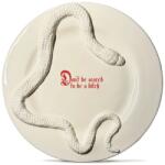 Incartato Ceramics Farfurie ceramica, Incartato Ceramics, Don't be scared, Ø 28 cm, ivoire (FPSCARED)