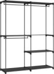 Songmics Home Suport pentru haine, Songmics, 138 x 182 x 43 cm, negru (RYG025B02)