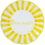 Casa Amalfi Farfurie ceramica artizanala, Ø 26 cm, Casa Amalfi, Buon Appetito, colectia Tavola Felice (TFG02)