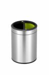 EKO Cos de gunoi, EKO, Round Open Top, 2x5 litri, 2 compartimente, inox (903811) Cos de gunoi
