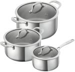 KUHN RIKON Set vase de gatit, otel inoxidabil, 3 piese, Kuhn Rikon, Allround, 37482 (37482)