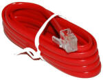  CABLU EXTENSIE TELEFONIC ROSU 2M (TEL0033B-2)