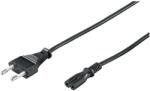 Goobay Stromkabel Eurostecker - Buchse, black Cable, 1.8 Meter (51322)