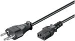 Goobay Kaltgerätekabel (Schweiz) black Cable 2 Meter (93617)