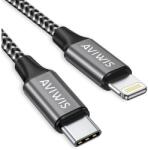 Goobay cable Lightning textile grey / silver 2.0m - 49269 (49269)