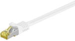 Goobay Patch cable SFTP m. Cat7 white 7, 50m - LSZH (91096) - vexio
