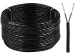  CABLU ELECTRIC OMY 2X0.75 300V NEGRU (KAB0831)