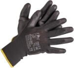 CERVA Manusi cu pelicula din poliuretan Bunting Light Black HS-04-003, negru, 11 (830305)