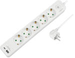 LogiLink 5 Plug + 2 USB 1,5 m Switch (LPS280U)