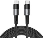 Tech-Protect Cablu pentru incarcare si transfer de date TECH-PROTECT UltraBoost, 2x USB Type-C, PD 100W, 5A, 3m, Gri (9319456606058) - smartvolt