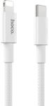 hoco. Cablu Date si Incarcare USB Type-C la Lightning HOCO X56, 1 m, PD, 20W, Alb (cb/TypeC-ligh/Hoc/X56/1m/a/bl)