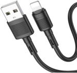 hoco. Cablu Date si Incarcare USB la Lightning HOCO X83 Victory, 1 m, 2.4A, Negru (cab/da/us/hoc/x8/1m/24/ne/r7)
