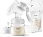 Philips Pompa de San Manuala Philips-Avent SCF430/20 Tehnologie Natural Motion Biberon 125ML Alb (SCF430/20)