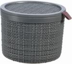 Keter JUTE kerek doboz tetővel 2L, sötétszürke 273341 (01903-G44) (273341)