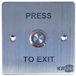 KrugTechnik Buton iesire control acces contact NO 12V 24V actionare momentana - KrugTechnik KMB886LG (KMB886LG)