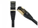 Emtex Patchcord FFTP RJ45-RJ45 Cat. 8, LSZH, 10m, negru - Emtex FFTP-8-10-BK-LSZH-EMT (FFTP-8-10-BK-LSZH-EMT)