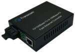 Transcom Mediaconvertor 10/100M 1310/1550nm WDM, Type A Singlemode 25km, conector SC - Transcom TS-100-BD-25A (TS-100-BD-25A)