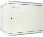 Extralink 9U 600x450 ASP Gray | Rackmount cabinet | wall mounted, metal door (EX.13018)