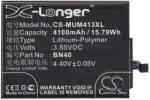 Cameron Sino Redmi 4 Prime CAMERON SINO Li-Polymer akku 3.85V/4100mAh, Xiaomi BN40 kompatibilis, FEKETE (CS-MUM413XL)