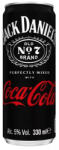 Jack Daniel's & Coca Cola Longdrink 5% 0.33l