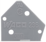Wago véglap 1mm vastag snap-fit típus, narancssárga (236-600) (236-600)