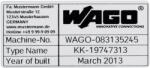 Wago címke 44x99mm 500db/tekercs (210-804) (210-804)