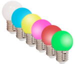 Ibiza Light SET 6 BECURI LED E27 G45 0.5W COLORATE (LEDSTRING-6) - vexio