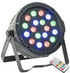 Ibiza Light PAR LED RGB 18X1W LED-URI (THINPAR-18X1W) - vexio