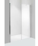 STUXI Verona Fix 200 cm (100+100) széles csukló zuhanyajtó fix fallal, 6 mm vízlepergető üveggel, króm profillal, 195 cm magas