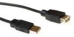 Act Connectivity USB Hosszabbító Fekete 50cm SB2218 (SB2218)